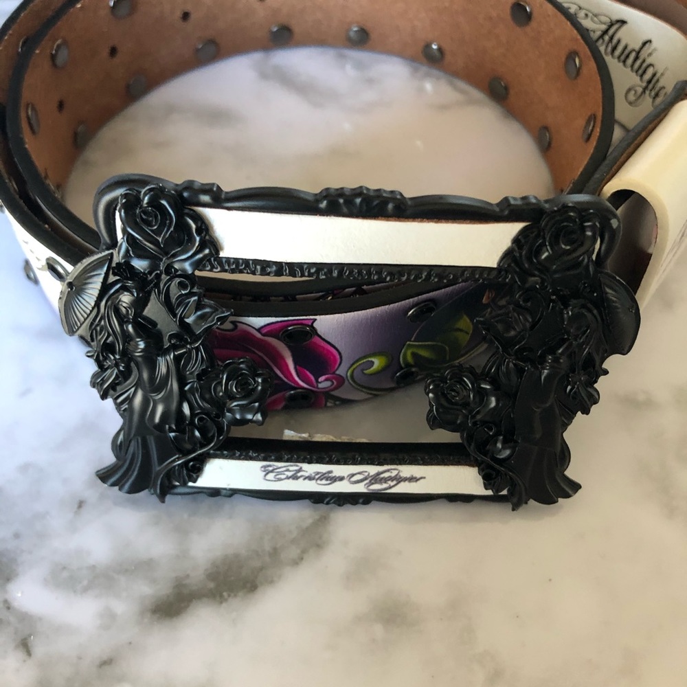 Authentic Christian Audigier belt